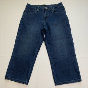 Lee Riders Relaxed Fit Crop Jeans size 4 Med.